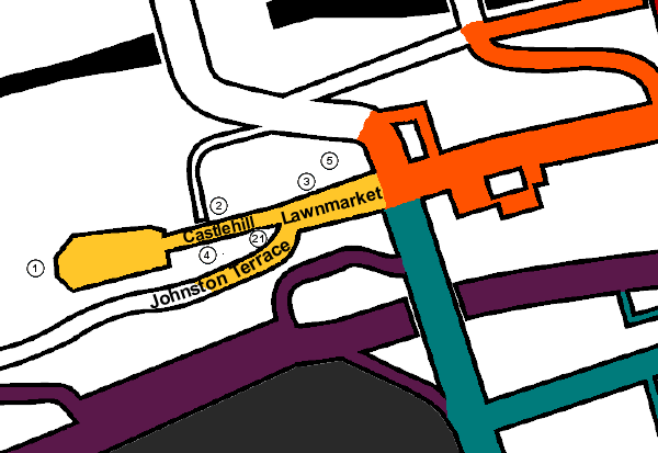 map of Castle Esplanade